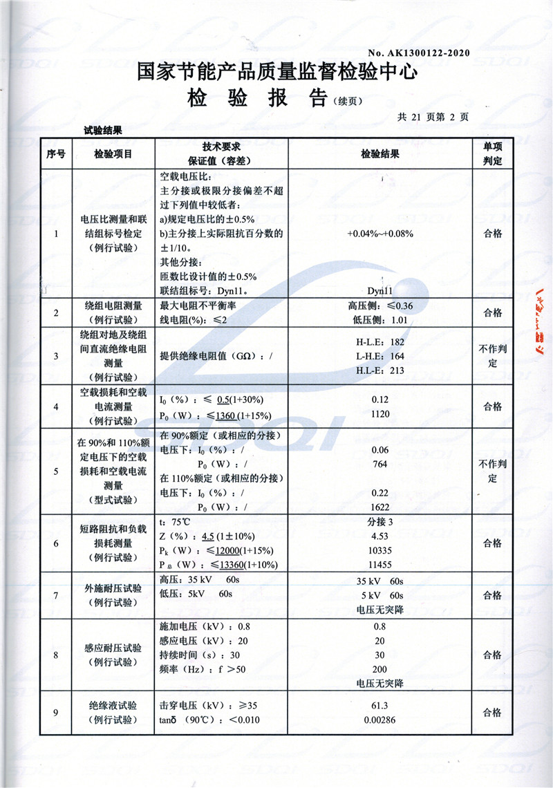 高低压试验报告-S11-1250阜阳阜阳阜阳油浸式变压器-2.jpg